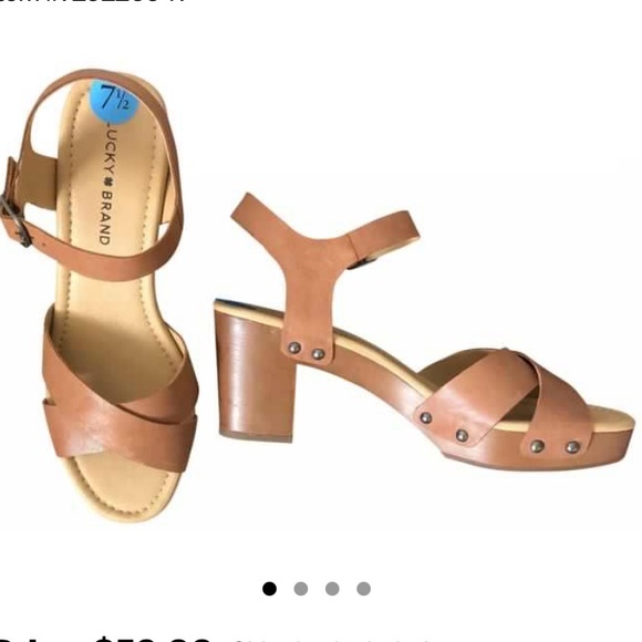 Lucky Brand Shoes - Lucky brand platform Haidlee chunky heels sandals